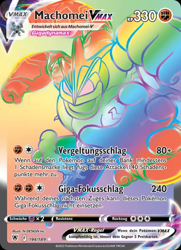 Machomei VMAX card in German