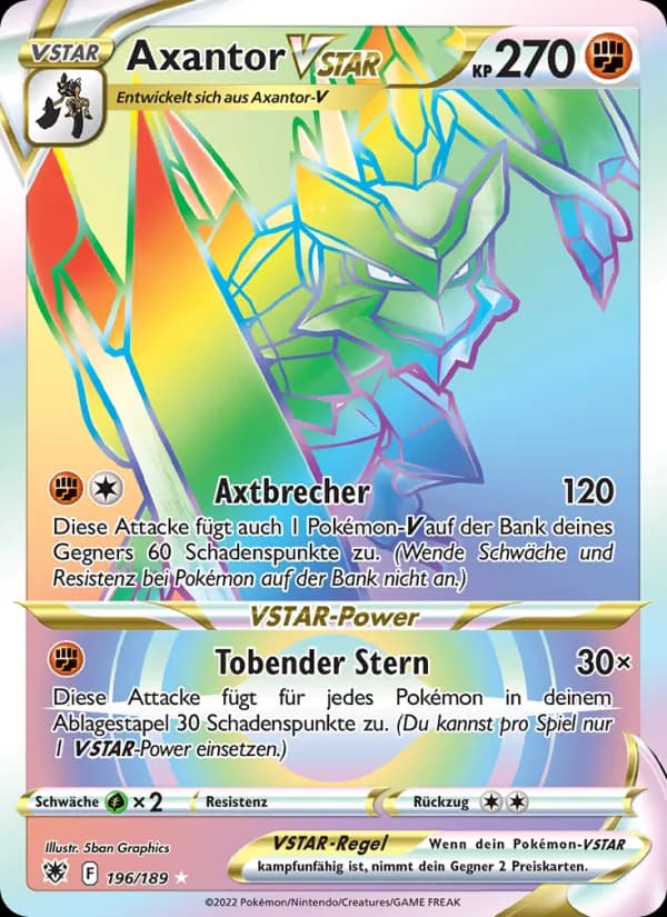 Axantor VSTAR card in German