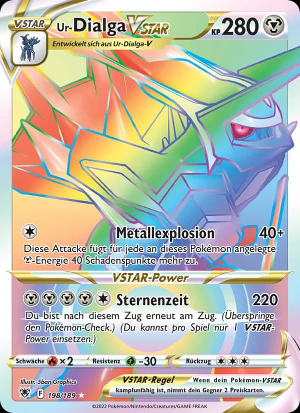 Ur-Dialga VSTAR card in German