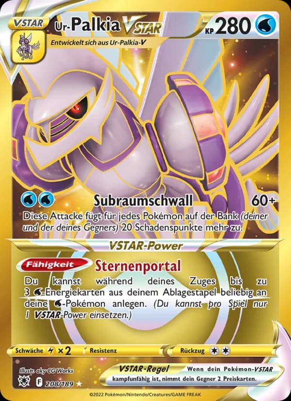 Ur-Palkia VSTAR card in German