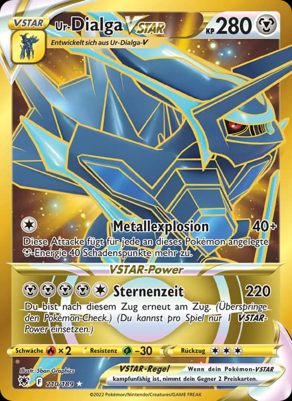 Ur-Dialga VSTAR card in German