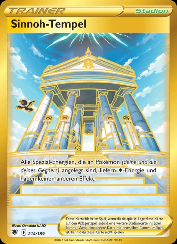 Sinnoh-Tempel card in German