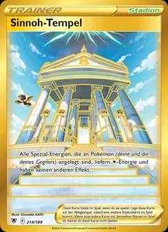 Sinnoh-Tempel card in German