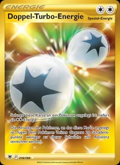 Doppel-Turbo-Energie card in German