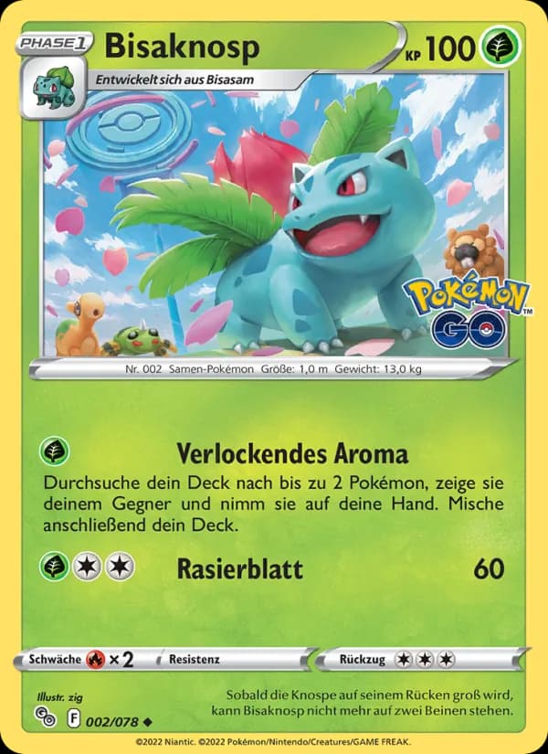Bisaknosp card in German