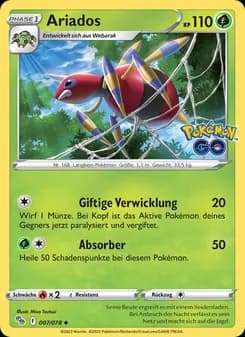 Ariados card in German