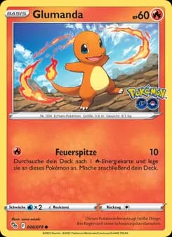 Glumanda card in German