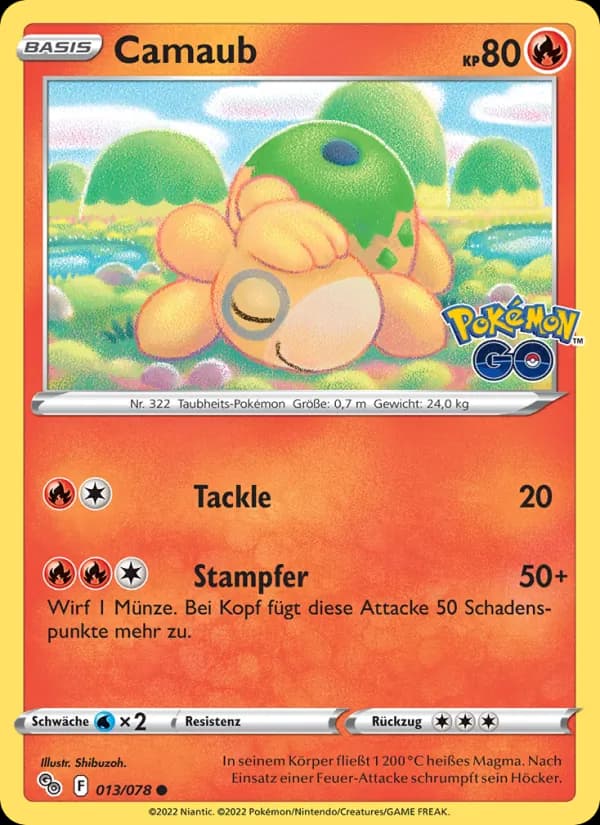 Camaub card in German