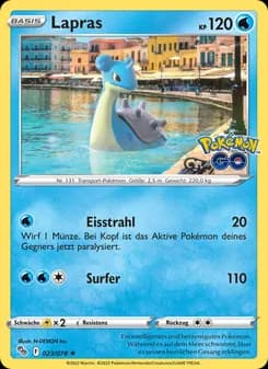 Lapras card in German