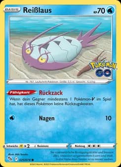 Reißlaus card in German