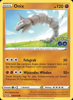 Onix card in German