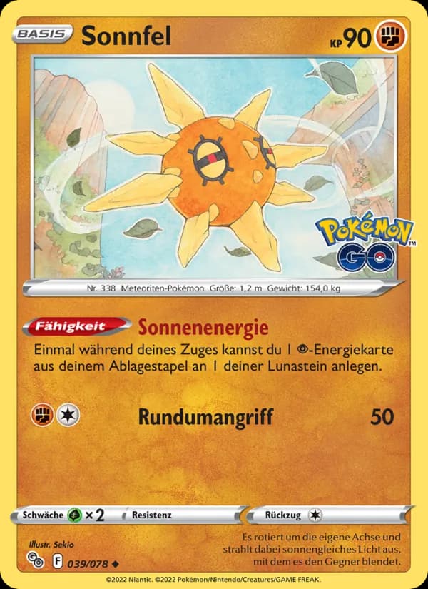 Sonnfel card in German