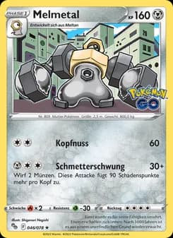 Melmetal card in German