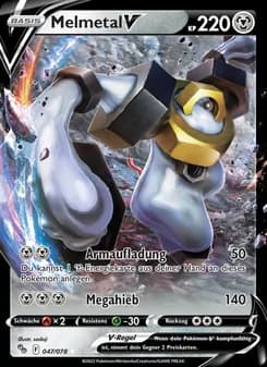 Melmetal V card in German