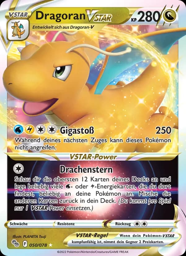 Dragoran VSTAR card in German