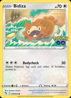 Bidiza card in German