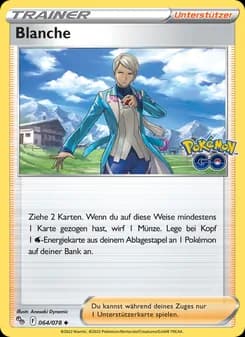 Blanche card in German