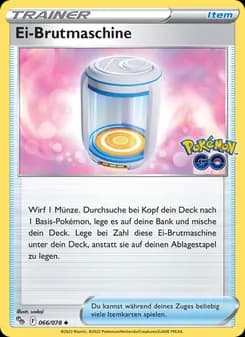 Ei-Brutmaschine card in German