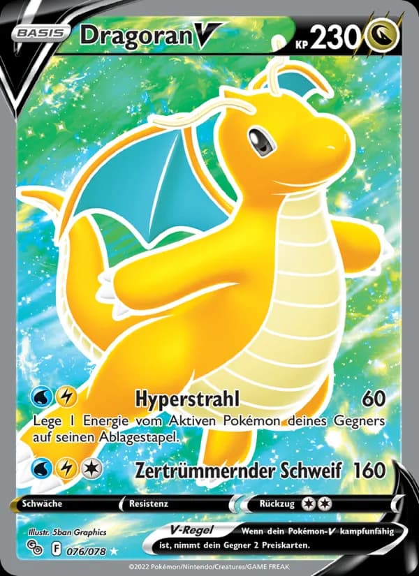 Dragoran V card in German