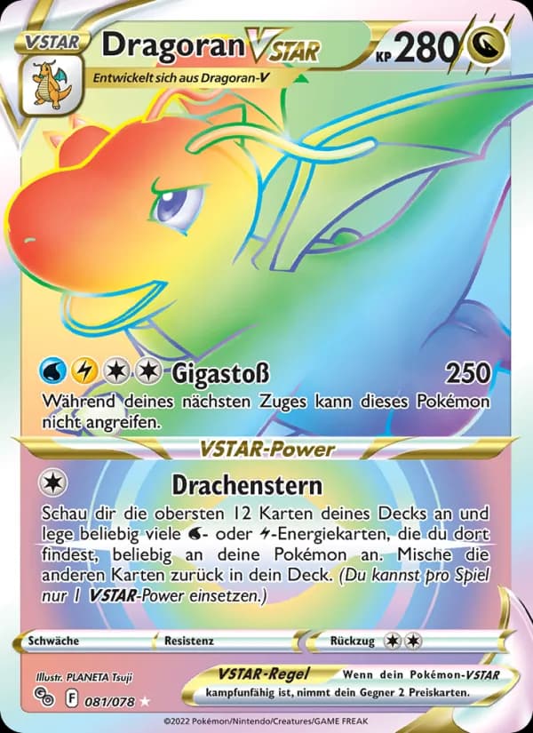 Dragoran VSTAR card in German