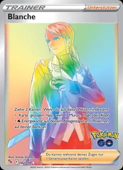 Blanche card in German