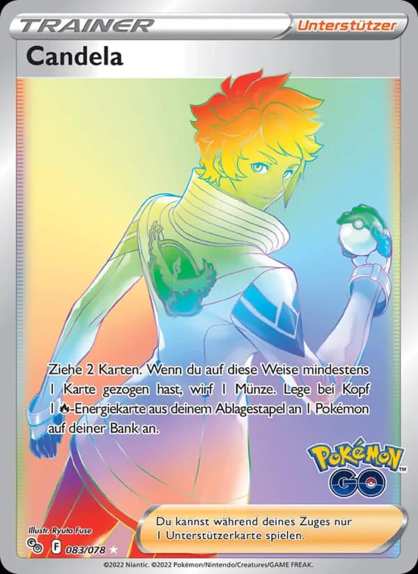 Candela card in German