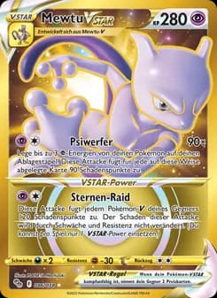 Mewtu VSTAR card in German