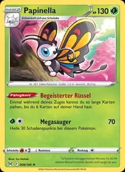 Papinella card in German