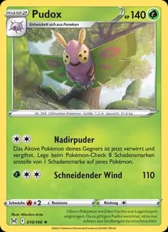 Pudox card in German