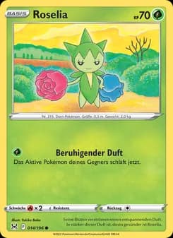 Roselia card in German