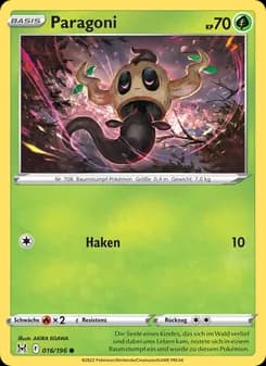 Paragoni card in German