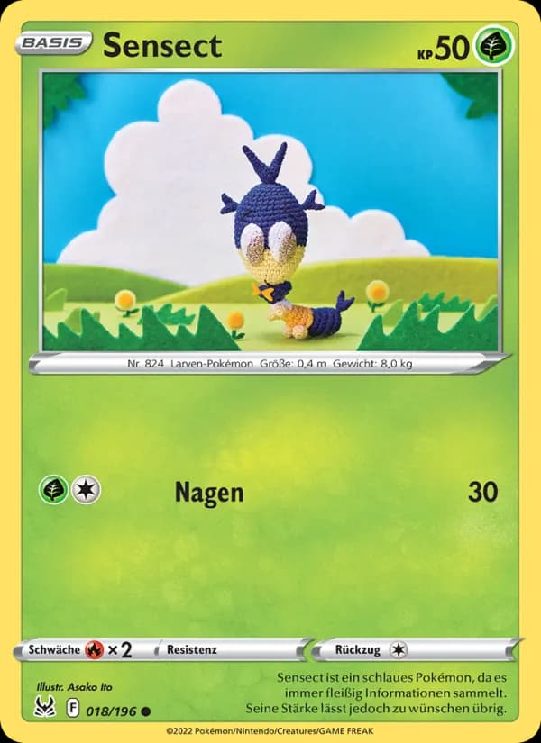 Sensect card in German
