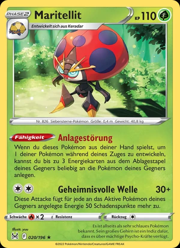 Maritellit card in German