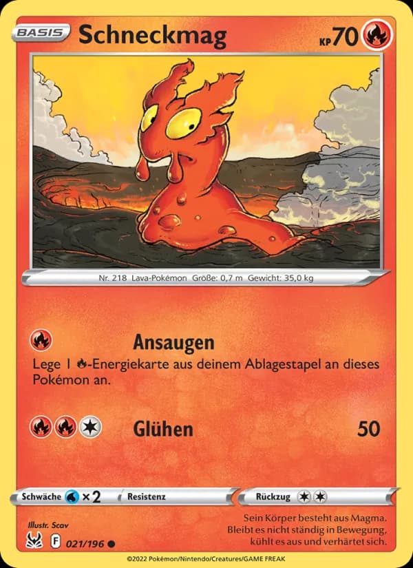 Schneckmag card in German
