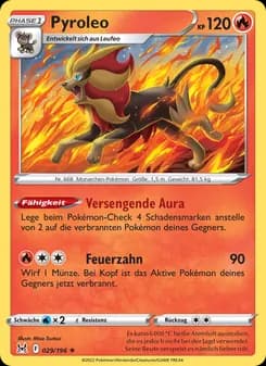 Pyroleo card in German