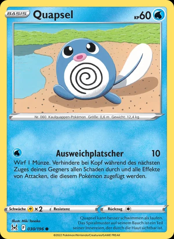 Quapsel card in German