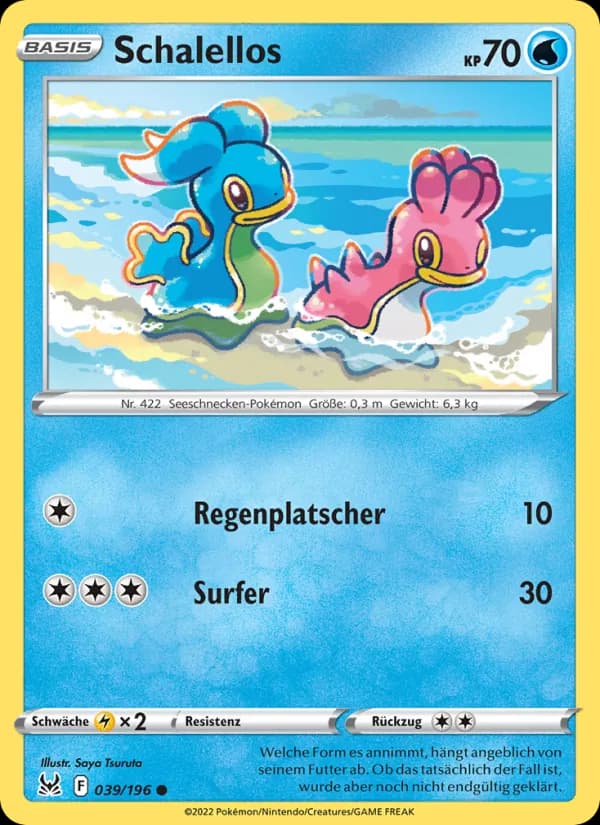 Schalellos card in German