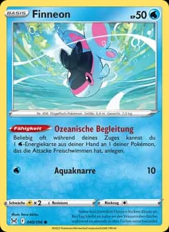 Finneon card in German