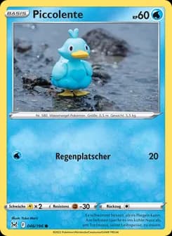 Piccolente card in German