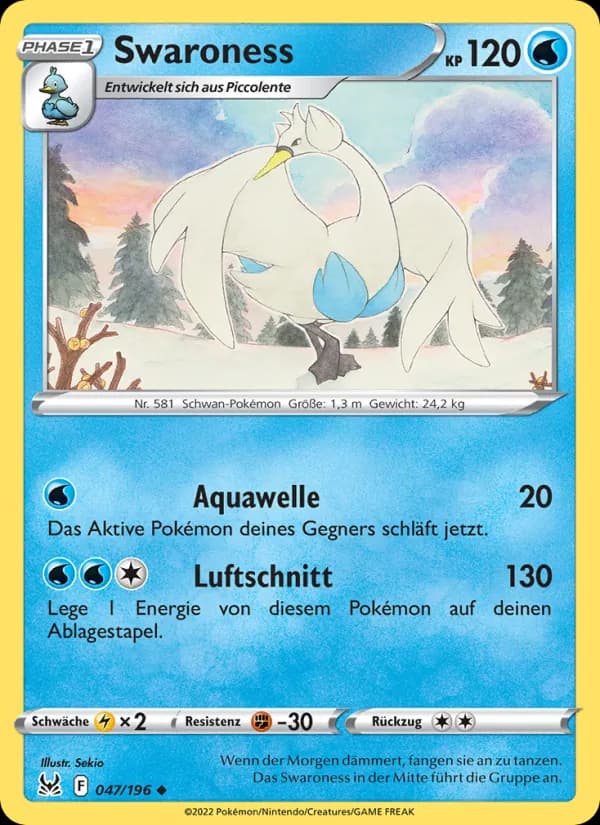 Swaroness card in German