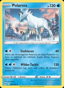 Polaross card in German