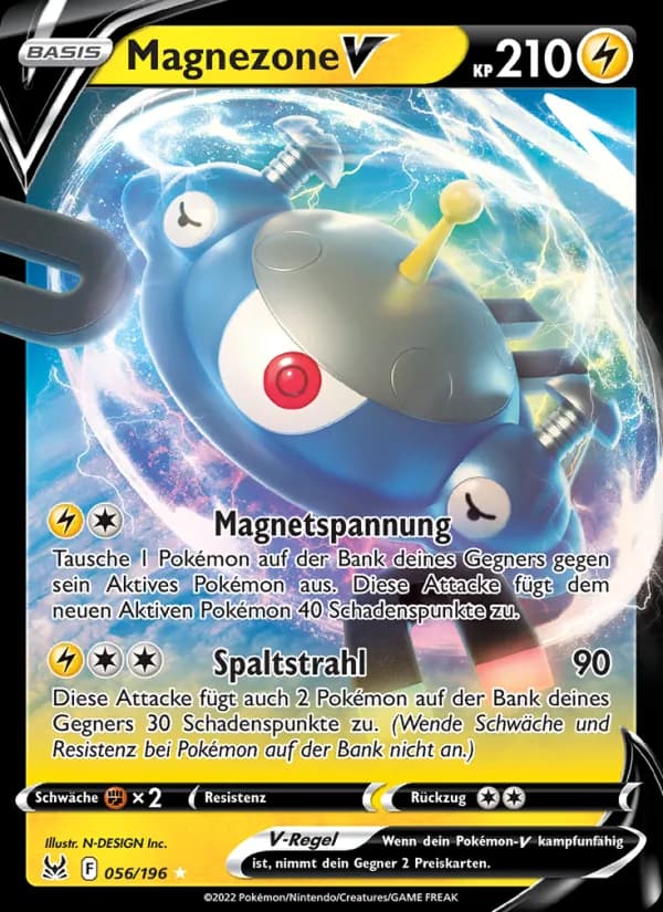 Magnezone V card in German