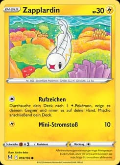 Zapplardin card in German