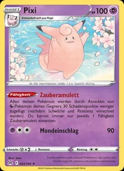Pixi card in German