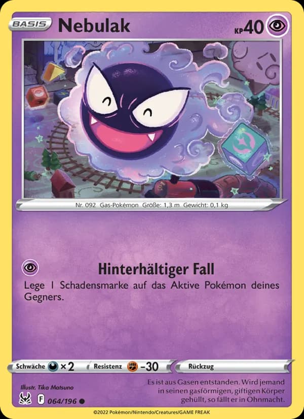 Nebulak card in German