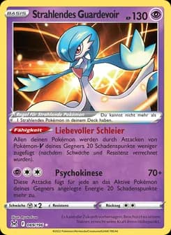 Strahlendes Guardevoir card in German