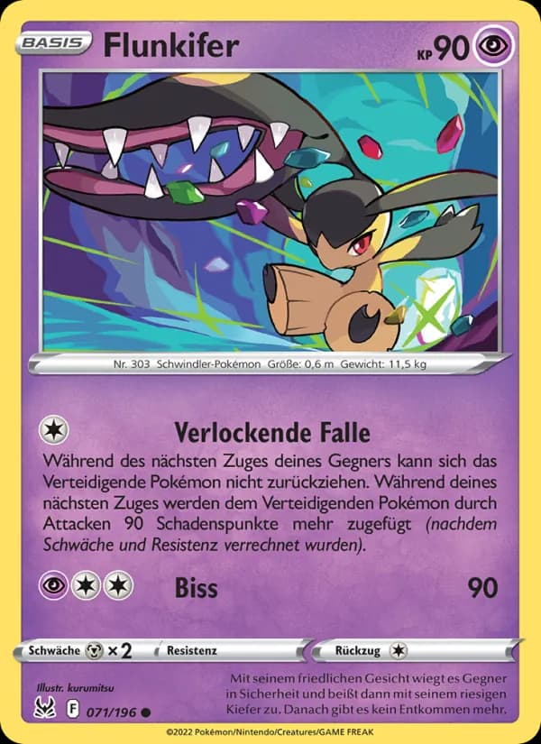 Flunkifer card in German