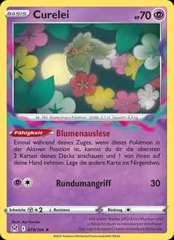 Curelei card in German