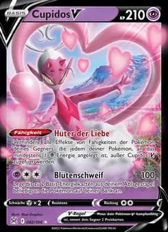 Cupidos V card in German