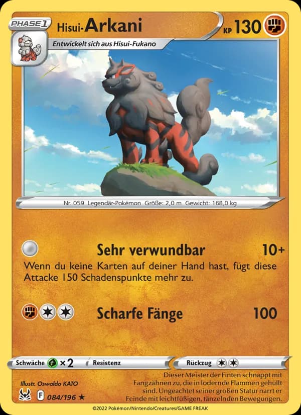 Hisui-Arkani card in German
